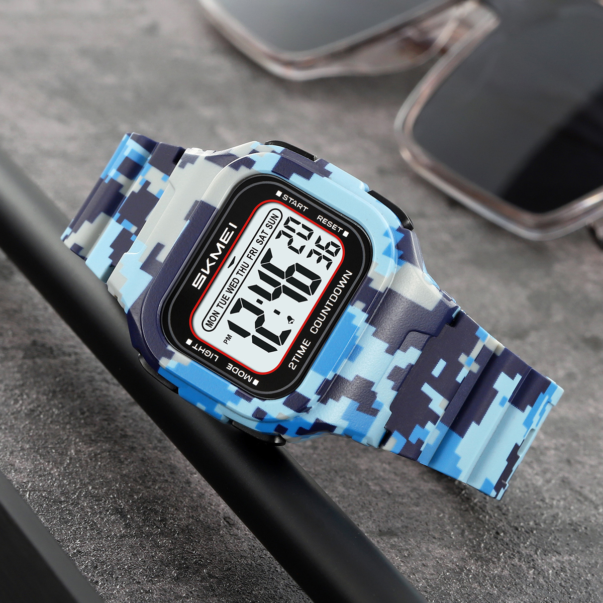 New Arrival Skmei 2343 Black Sport Digital Watch for Men