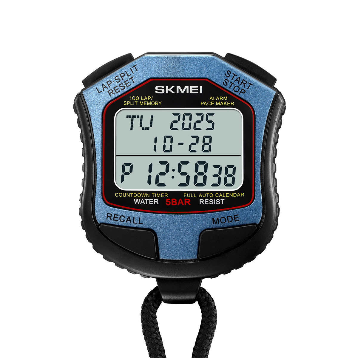 SKMEI 2345 Multifunction Digital Sport Stopwatch Large Display Sports Fitness Coaches Timer