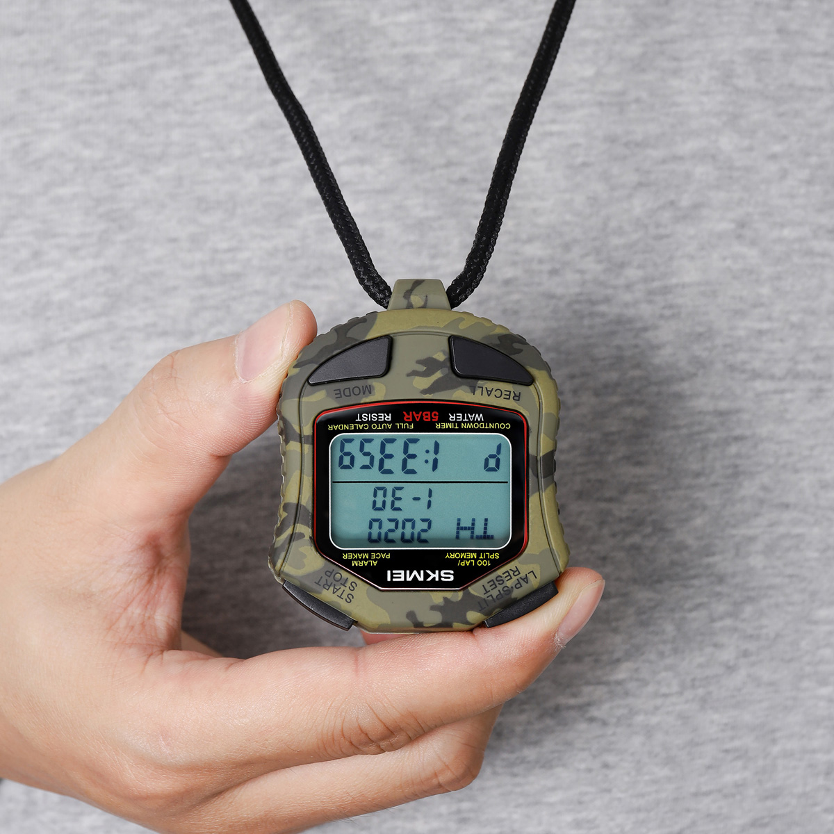 SKMEI 2345 Multifunction Digital Sport Stopwatch Large Display Sports Fitness Coaches Timer