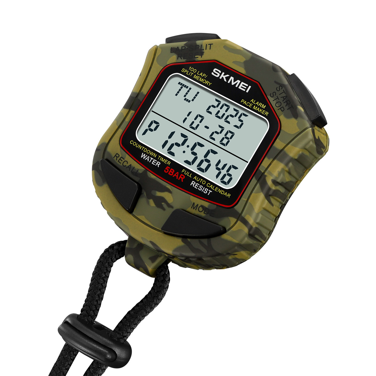 SKMEI 2345 Multifunction Digital Sport Stopwatch Large Display Sports Fitness Coaches Timer