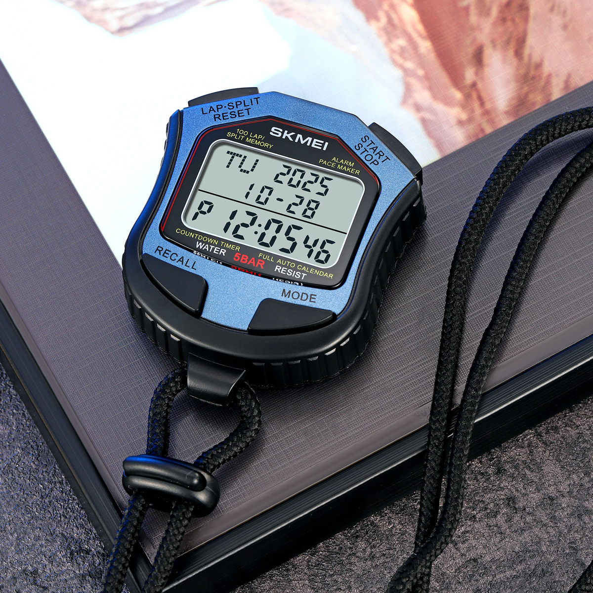 SKMEI 2345 Multifunction Digital Sport Stopwatch Large Display Sports Fitness Coaches Timer