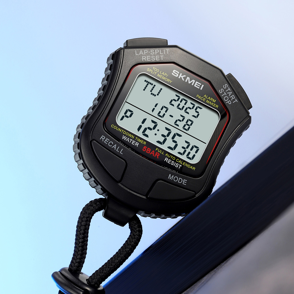 SKMEI 2345 Multifunction Digital Sport Stopwatch Large Display Sports Fitness Coaches Timer