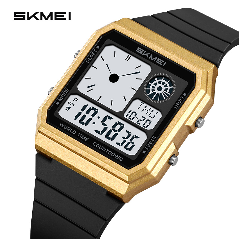 SKMEI 2347 Outdoor Sports Plastic Watches Men 