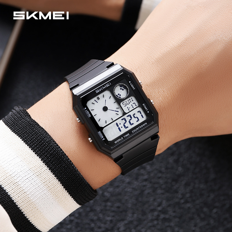 SKMEI 2347 Outdoor Sports Plastic Watches Men 