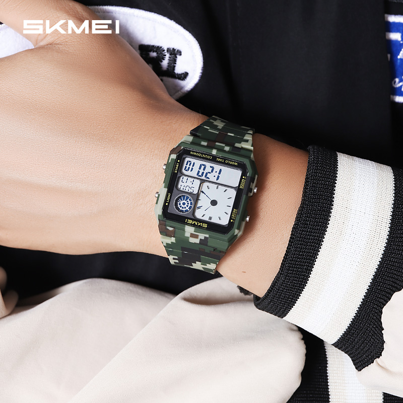 SKMEI 2347 Outdoor Sports Plastic Watches Men 