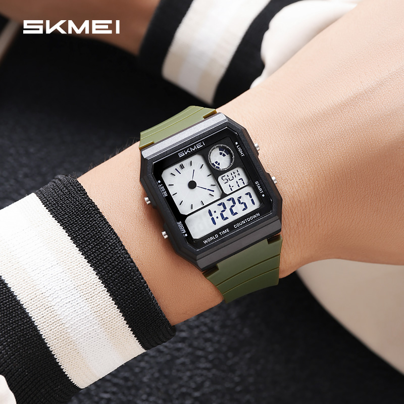 SKMEI 2347 Outdoor Sports Plastic Watches Men 