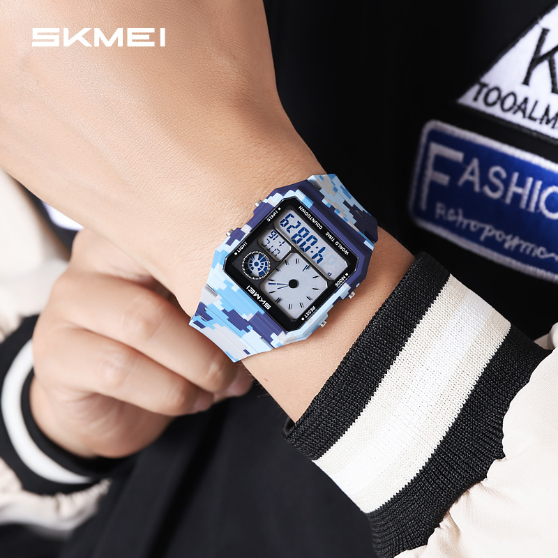 SKMEI 2347 Outdoor Sports Plastic Watches Men 