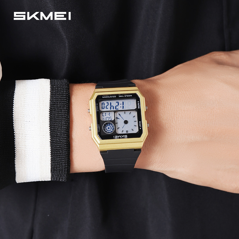 SKMEI 2347 Outdoor Sports Plastic Watches Men 