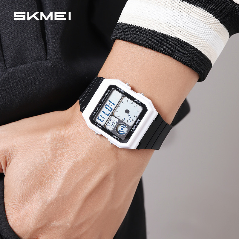SKMEI 2347 Outdoor Sports Plastic Watches Men 