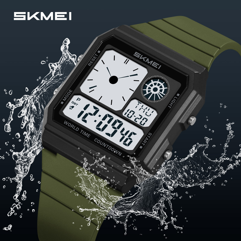 SKMEI 2347 Outdoor Sports Plastic Watches Men 
