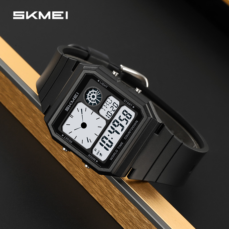 SKMEI 2347 Outdoor Sports Plastic Watches Men 