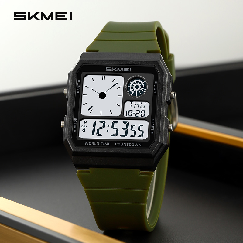 SKMEI 2347 Outdoor Sports Plastic Watches Men 
