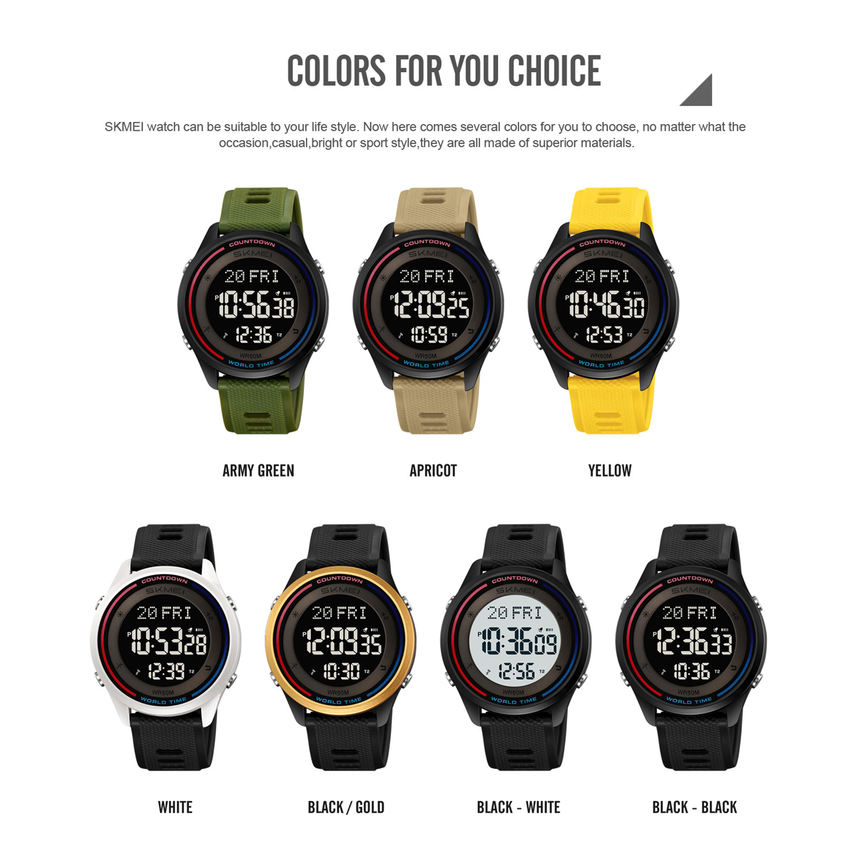 Skmei 2348 Classy Men Digital Watch