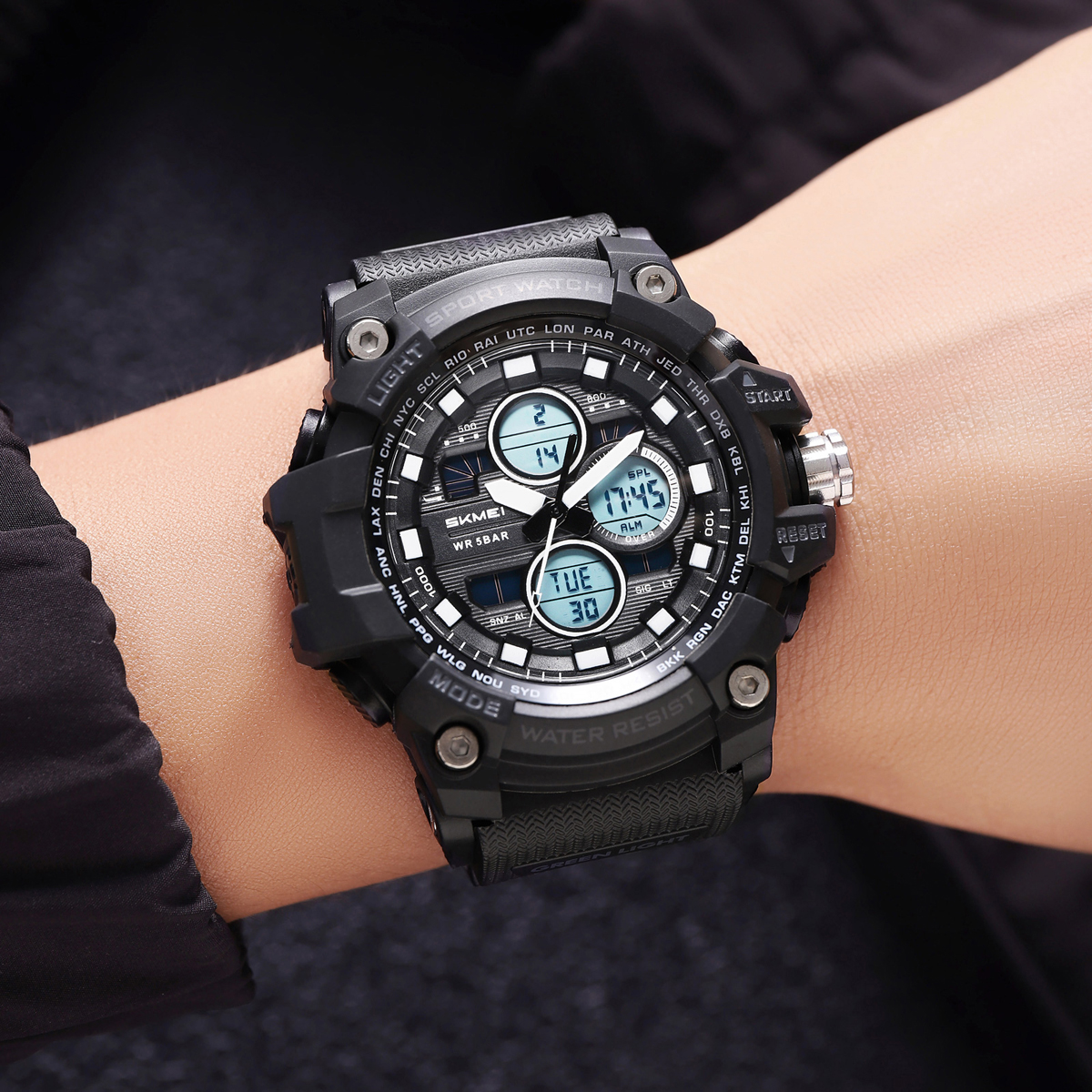 SKMEI 2349 Analog Digital Wrist Watch for Men Digital Original