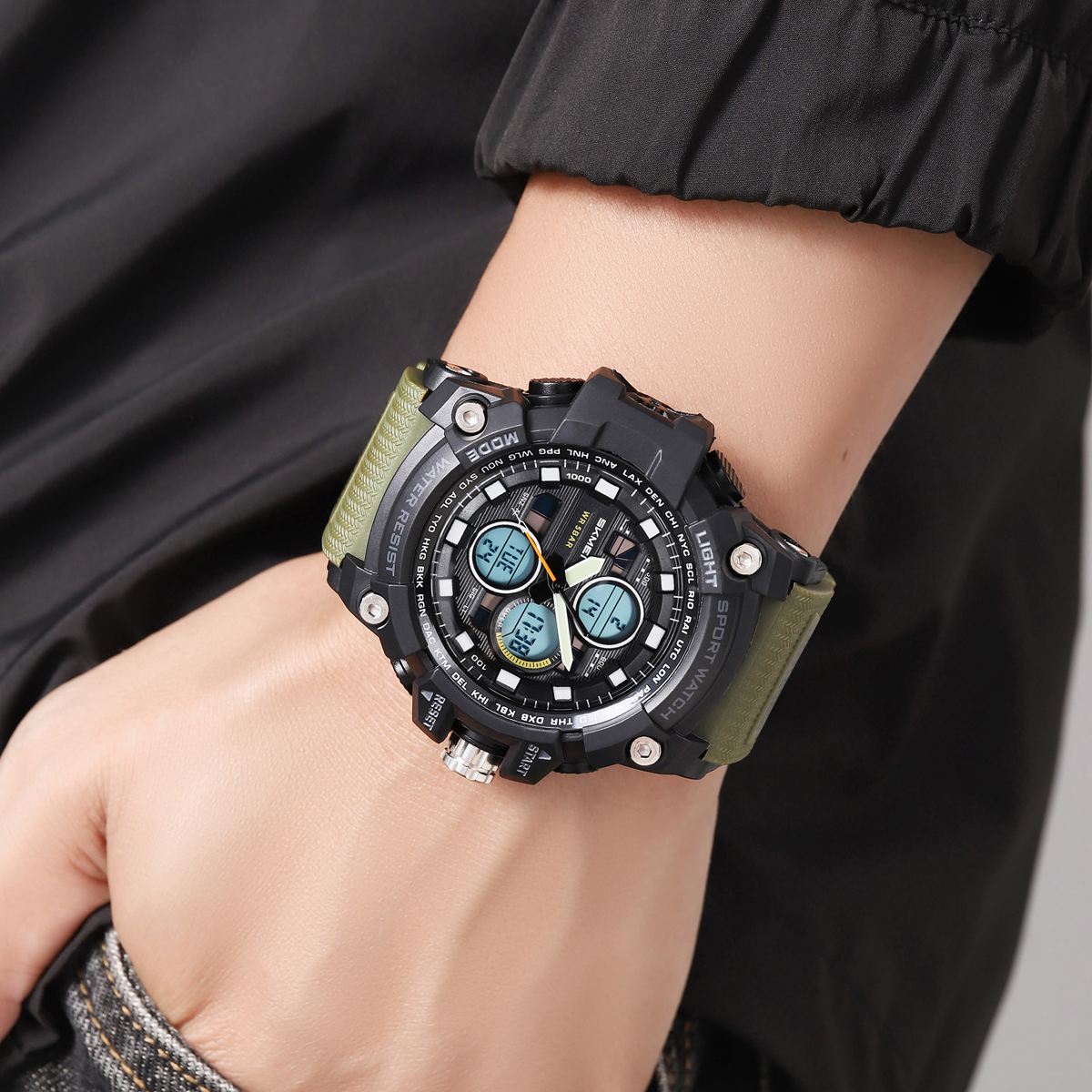 SKMEI 2349 Analog Digital Wrist Watch for Men Digital Original