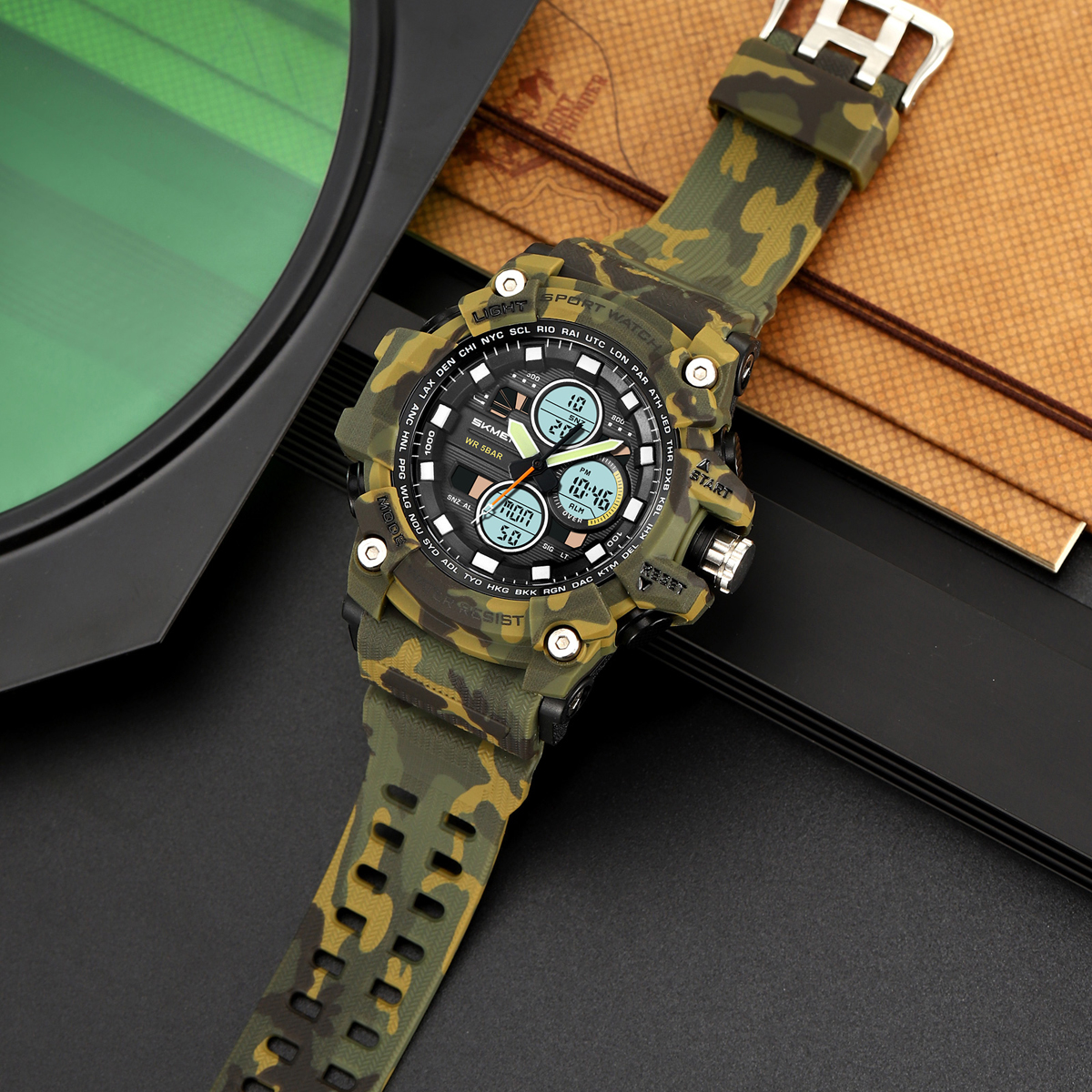 SKMEI 2349 Analog Digital Wrist Watch for Men Digital Original