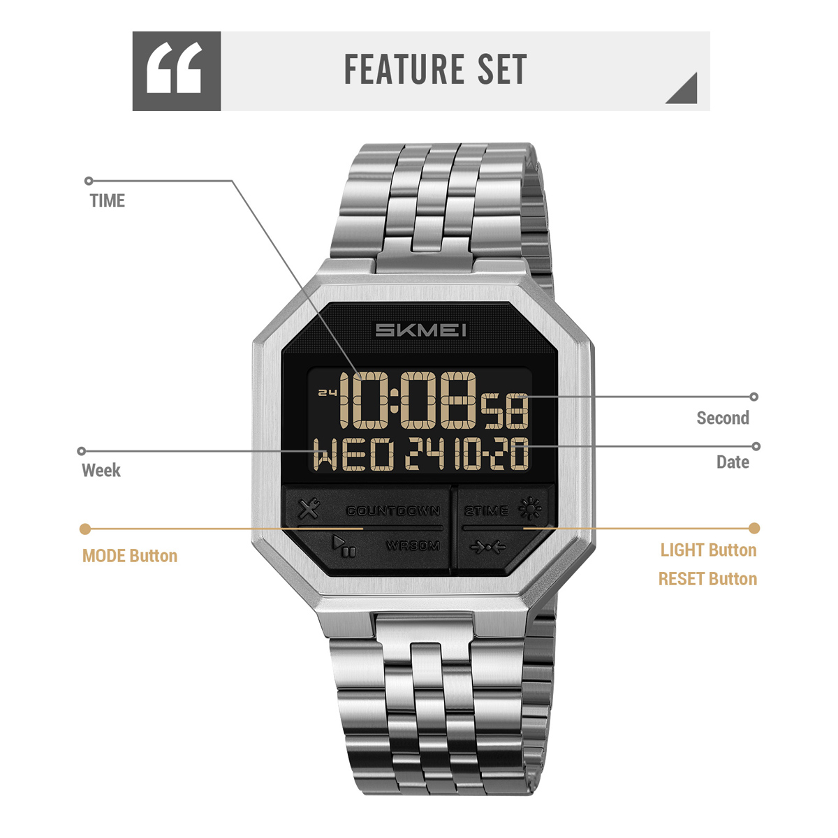 SKMEI Model 2350 Reloj Hombre 