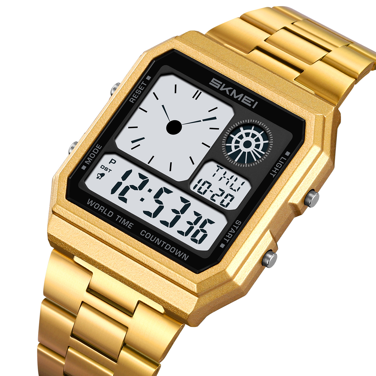 Skmei 2353 DIGITAL WATCH STAINLESS STEEL STRAP