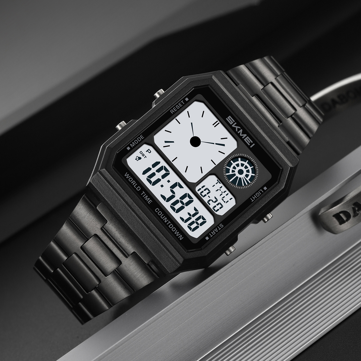 Skmei 2353 DIGITAL WATCH STAINLESS STEEL STRAP