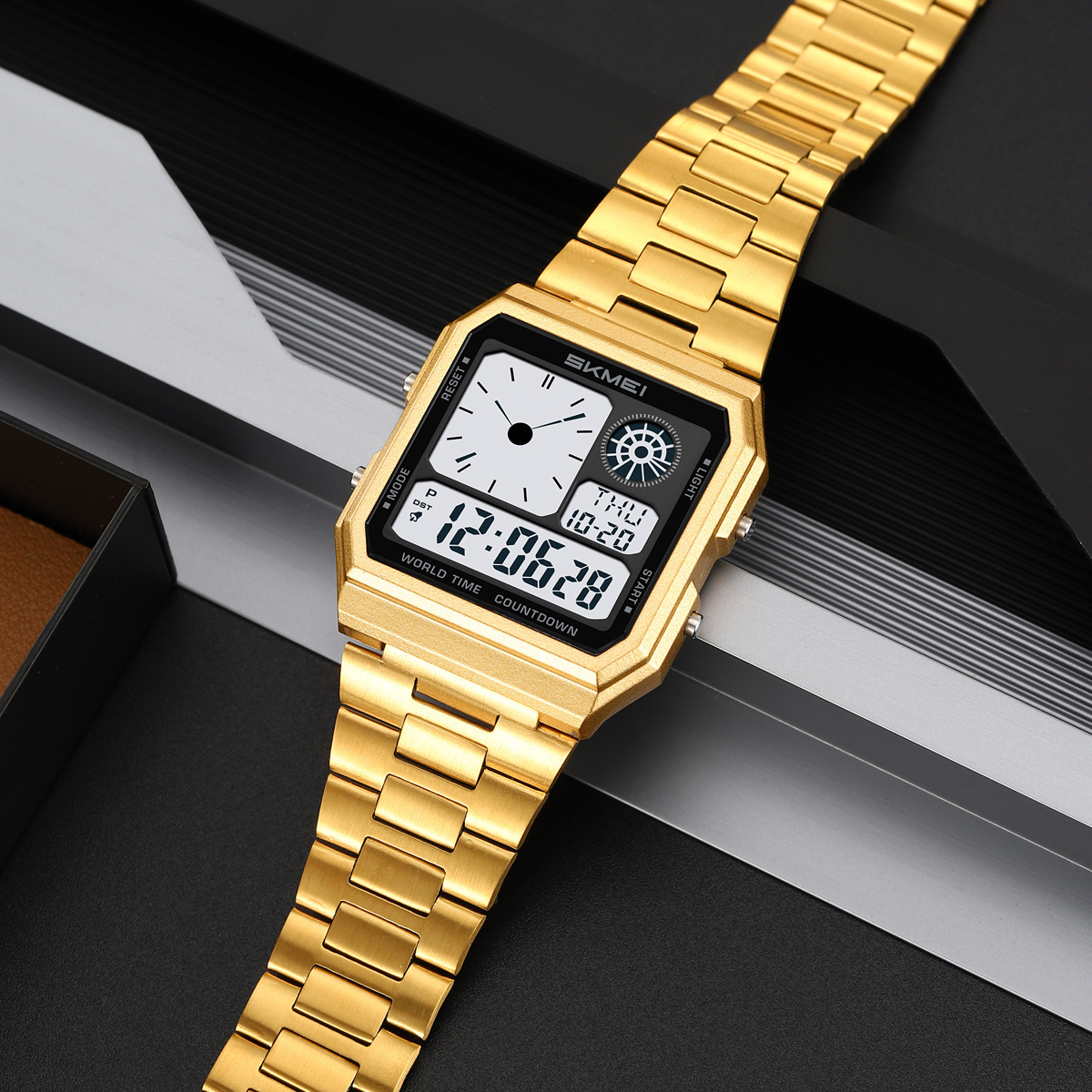 Skmei 2353 DIGITAL WATCH STAINLESS STEEL STRAP