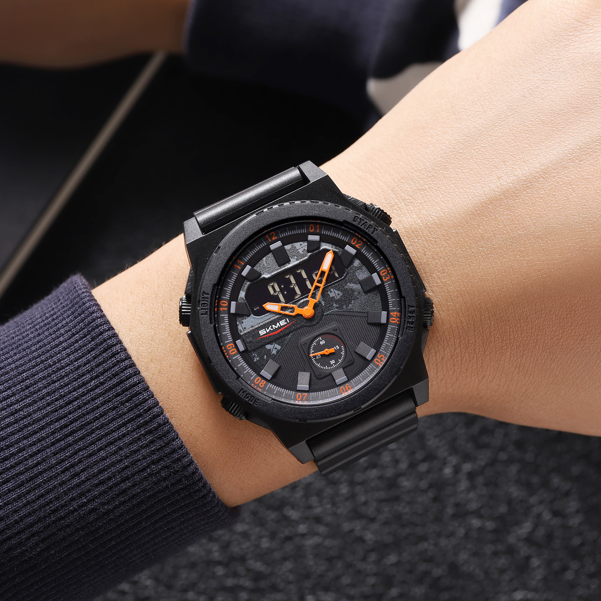 Official SKMEI 2355 5atm Analogue Digital watch 