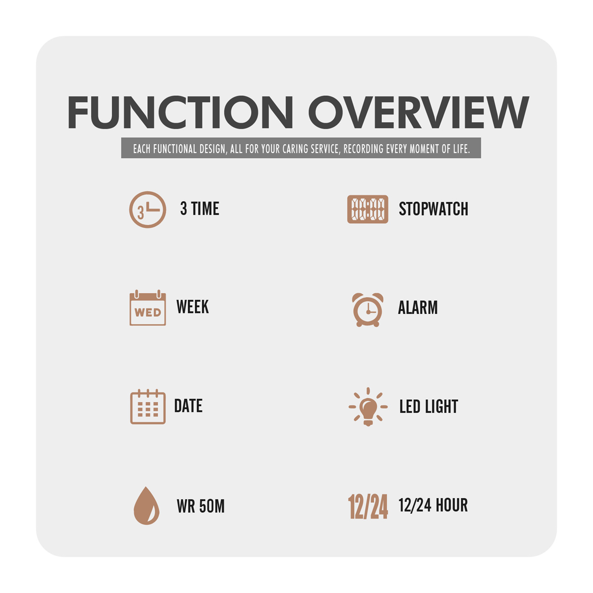 Official SKMEI 2355 5atm Analogue Digital watch 