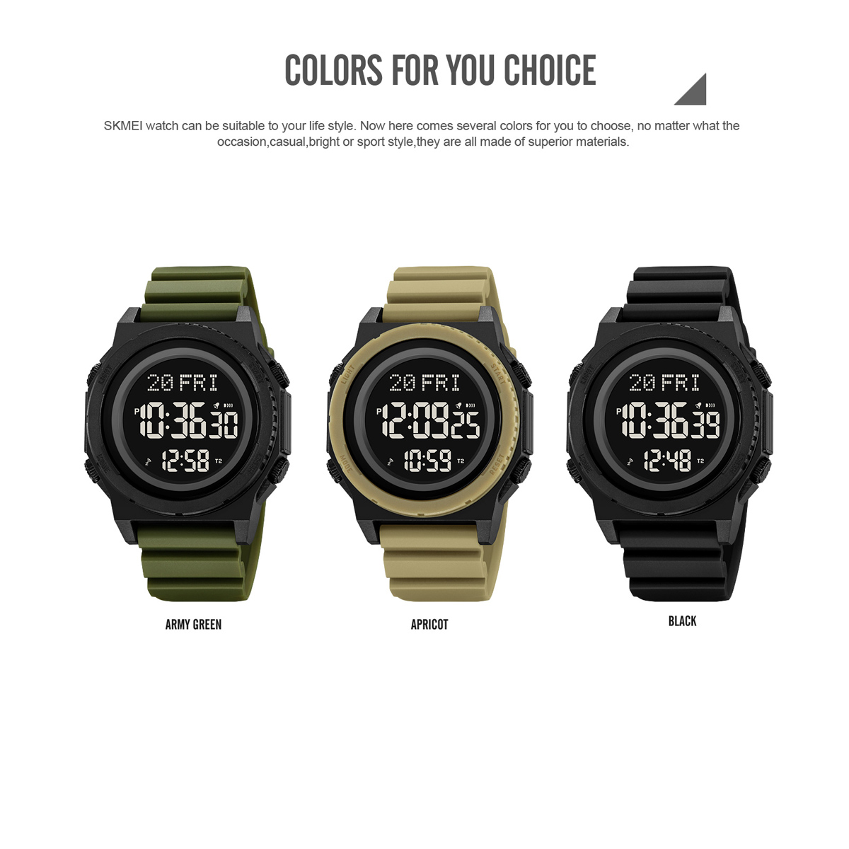 Skmei 2357 New Stylish Digital Sport Watch Men