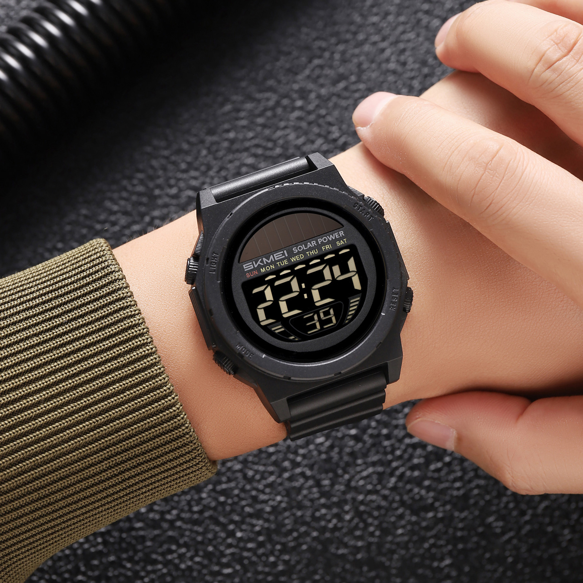 Jam Tangan Original Solar Energy Powered Watch SKMEI 2358 