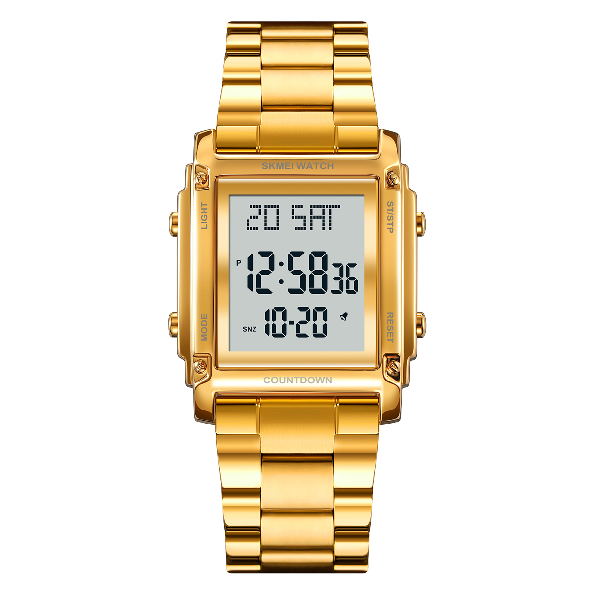 SKMEI 2366 DIGITAL WATCH STEEL STRAP