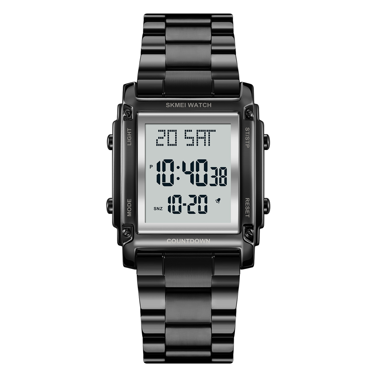 SKMEI 2366 DIGITAL WATCH STEEL STRAP