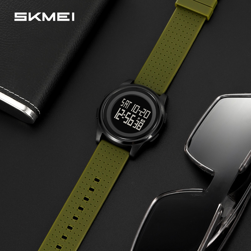 Skmei 2378 Sport Stopwatch Men's Digital Watches Waterproof Shockproof LED Display Reloj Hombre Alarm Week Date Watch for Men