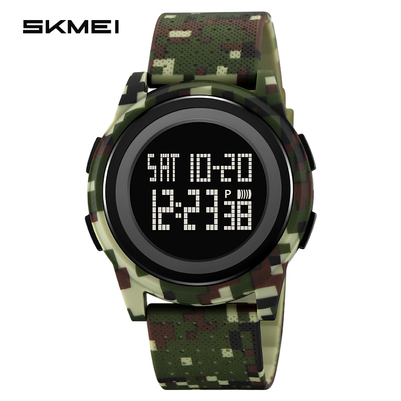Skmei 2378 Sport Stopwatch Men's Digital Watches Waterproof Shockproof LED Display Reloj Hombre Alarm Week Date Watch for Men