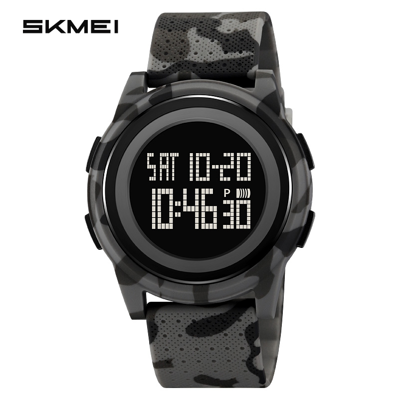 Skmei 2378 Sport Stopwatch Men's Digital Watches Waterproof Shockproof LED Display Reloj Hombre Alarm Week Date Watch for Men