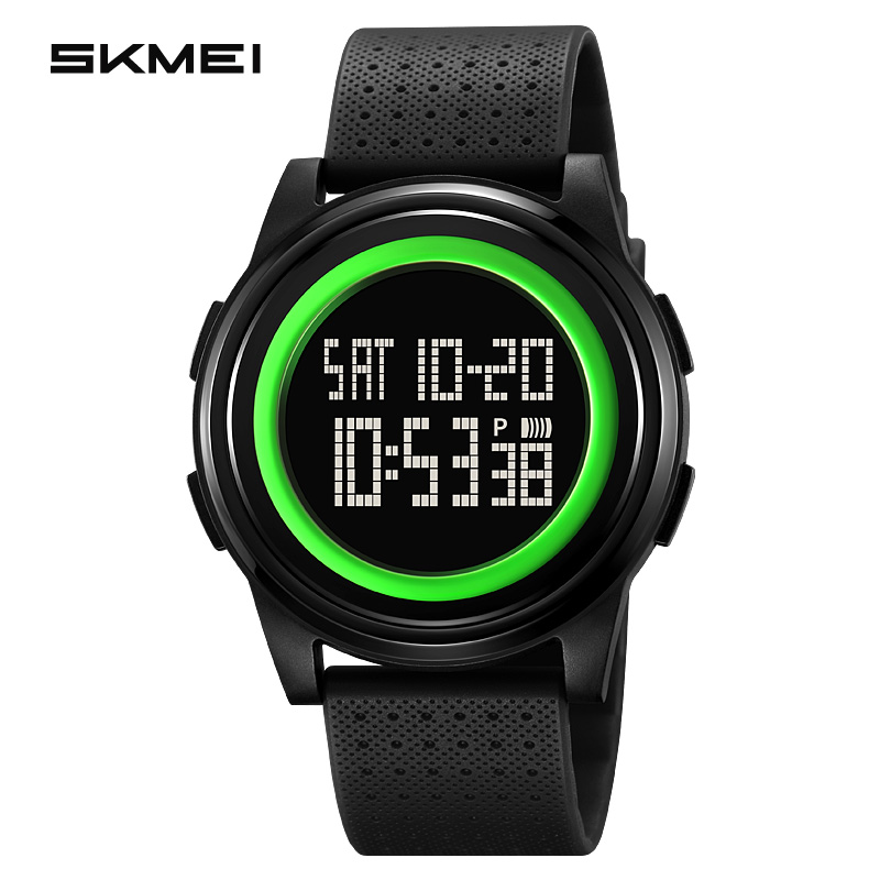 Skmei 2378 Sport Stopwatch Men's Digital Watches Waterproof Shockproof LED Display Reloj Hombre Alarm Week Date Watch for Men