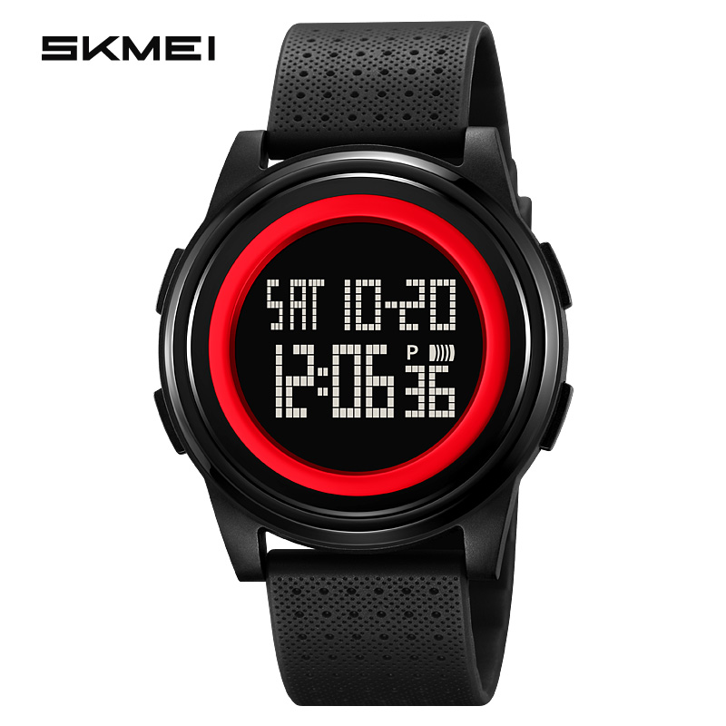 Skmei 2378 Sport Stopwatch Men's Digital Watches Waterproof Shockproof LED Display Reloj Hombre Alarm Week Date Watch for Men