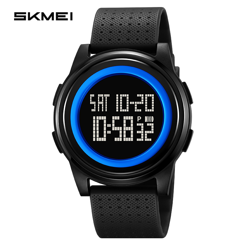 Skmei 2378 Sport Stopwatch Men's Digital Watches Waterproof Shockproof LED Display Reloj Hombre Alarm Week Date Watch for Men