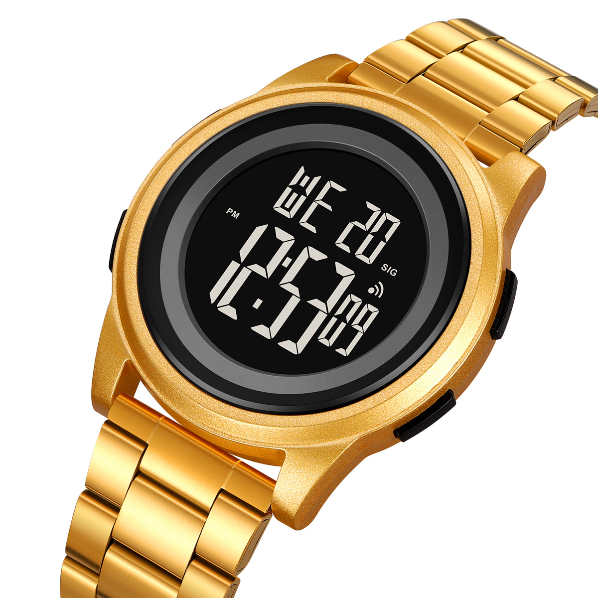 SKMEI 2379 Reloj De Hombre Electronic Metal Chronograph Watch