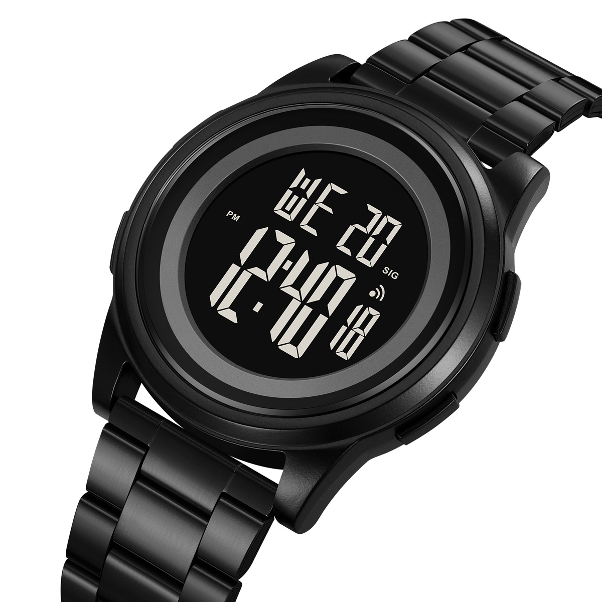 SKMEI 2379 Reloj De Hombre Electronic Metal Chronograph Watch