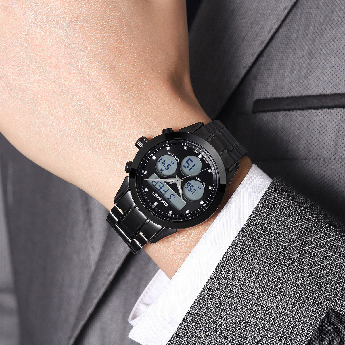 Skmei 2381 Arabic Islamic Qibla Jam Tangan Saat Wrist Watch