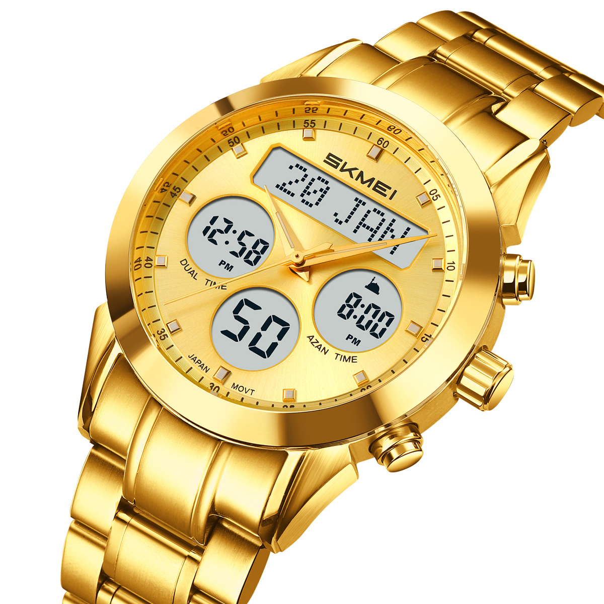 Skmei 2381 Arabic Islamic Qibla Jam Tangan Saat Wrist Watch