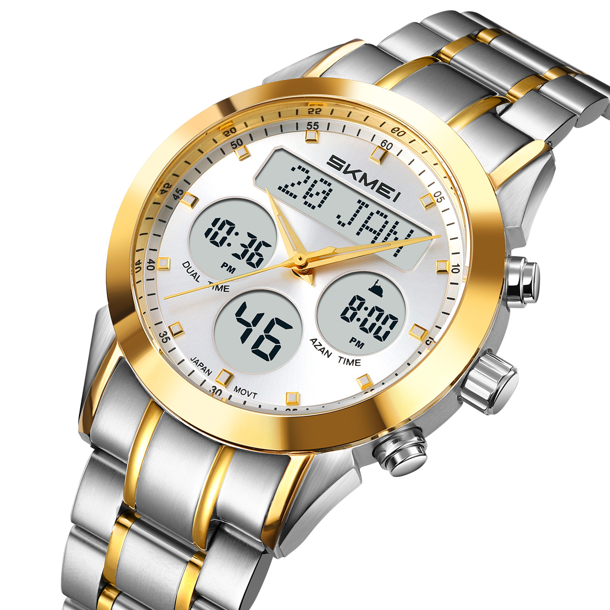 Skmei 2381 Arabic Islamic Qibla Jam Tangan Saat Wrist Watch