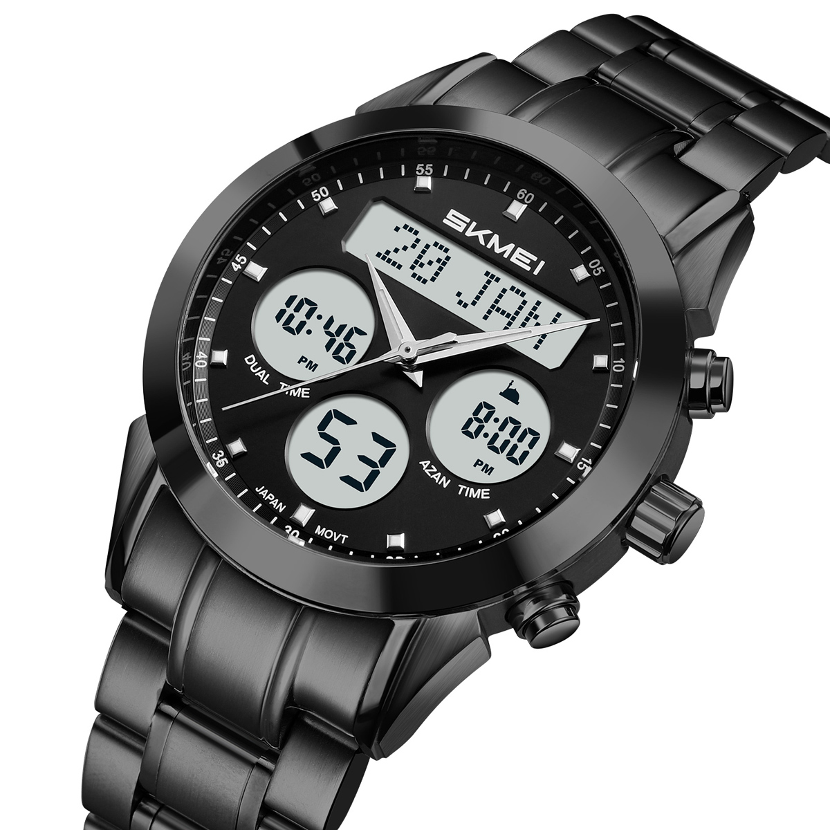 Skmei 2381 Arabic Islamic Qibla Jam Tangan Saat Wrist Watch