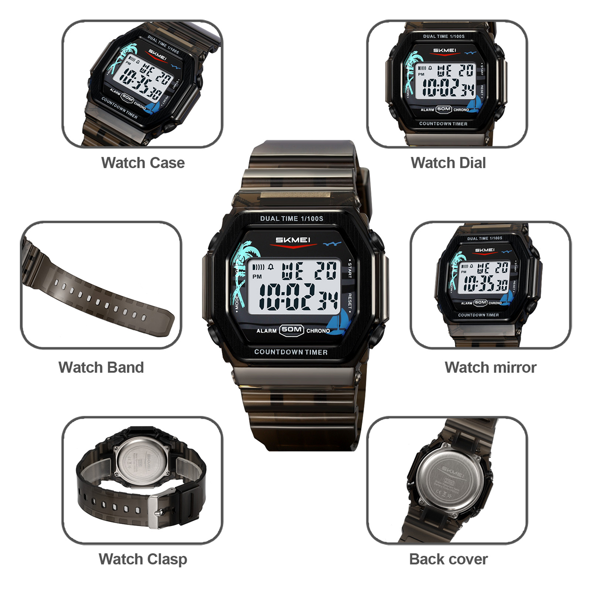 Skmei 2390 Wholesale OEM Unisex Digital Watch