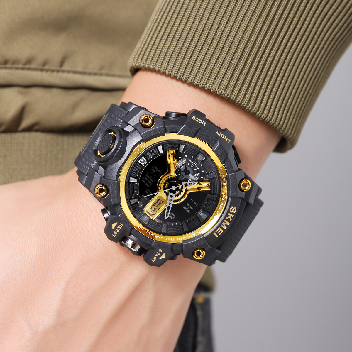 SKMEI 2396 Analog-Digital Wrist Watch