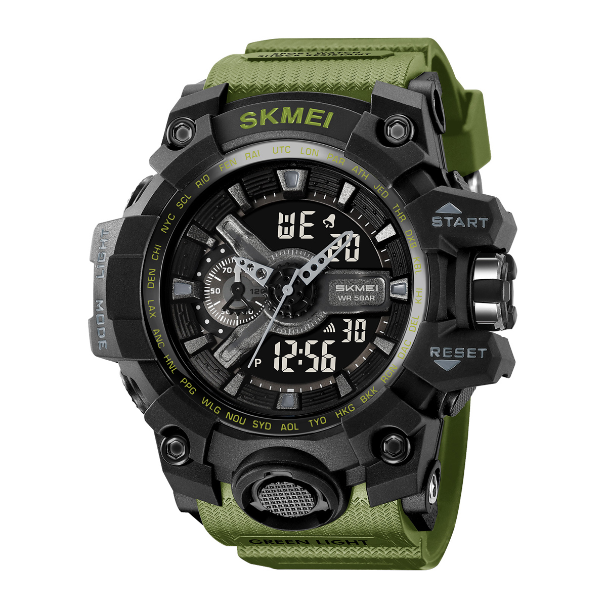 SKMEI 2396 Analog-Digital Wrist Watch