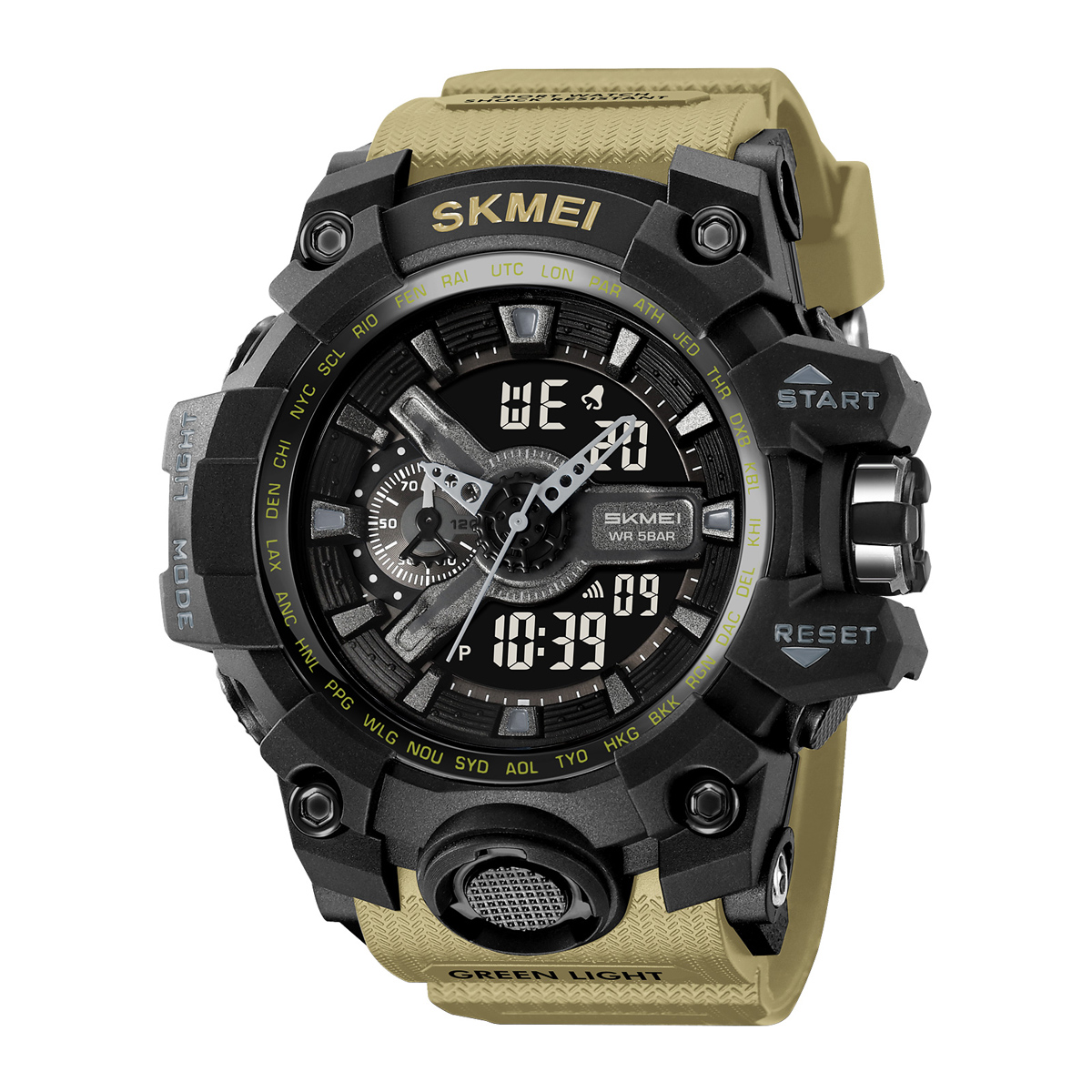 SKMEI 2396 Analog-Digital Wrist Watch