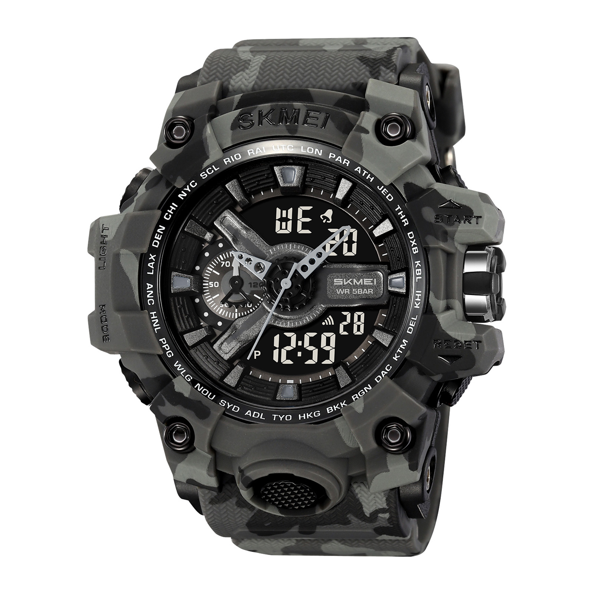 SKMEI 2396 Analog-Digital Wrist Watch