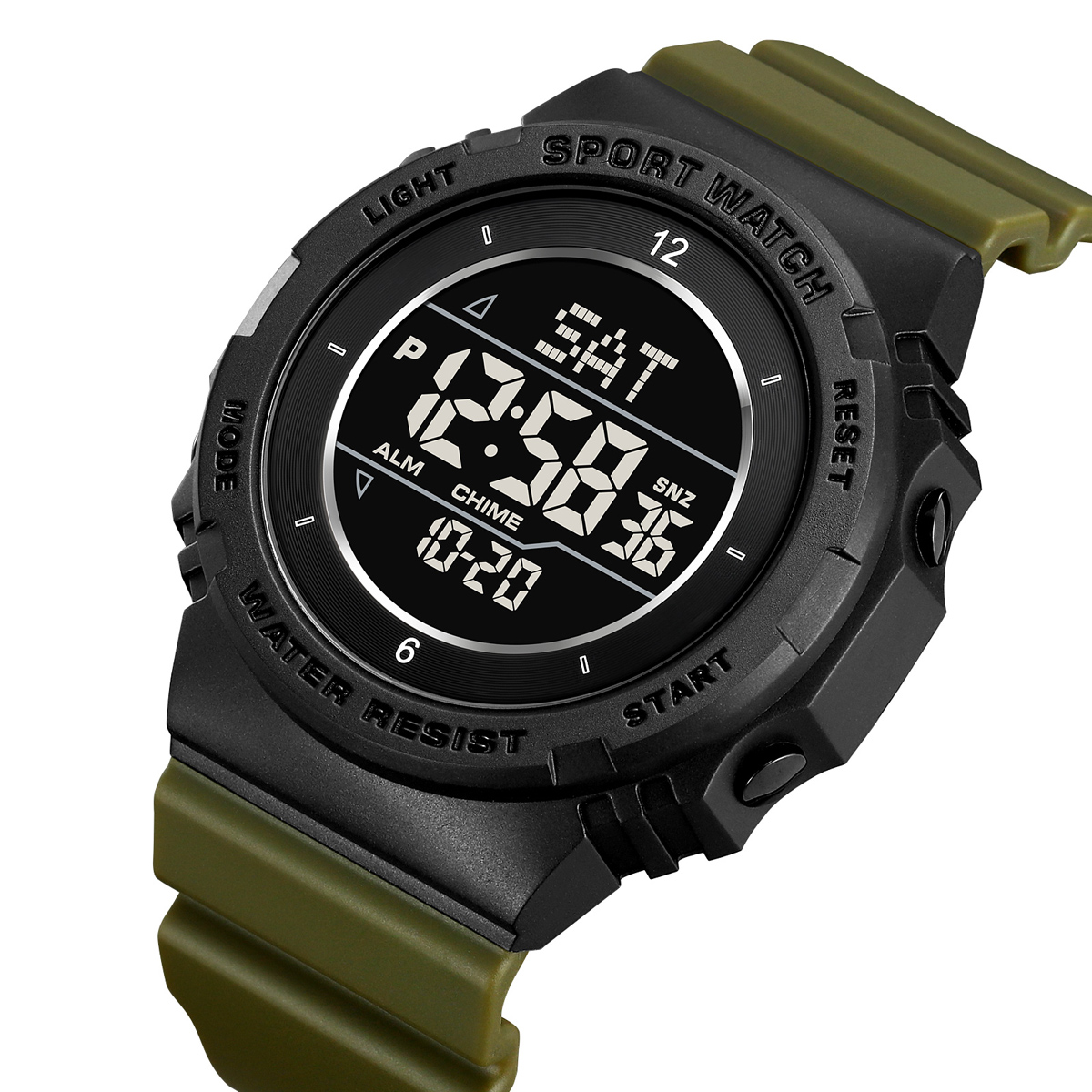 SKMEI 2400 Wholesale Mulitifunctionall Large Sports Electronic Men Digital Watch