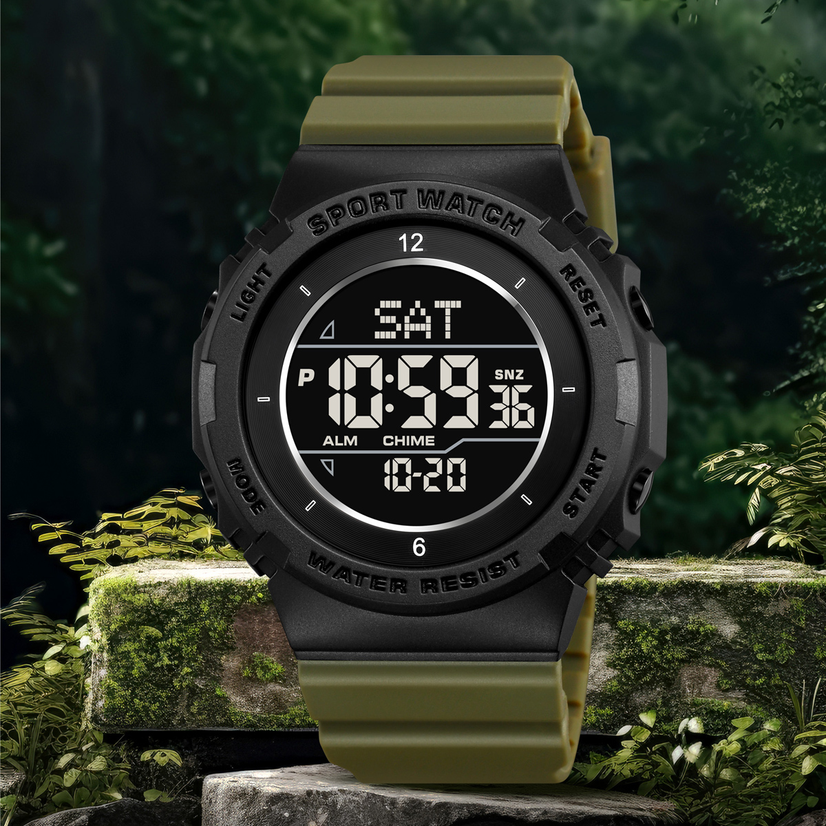 SKMEI 2400 Wholesale Mulitifunctionall Large Sports Electronic Men Digital Watch