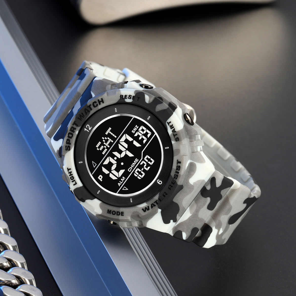 SKMEI 2400 Wholesale Mulitifunctionall Large Sports Electronic Men Digital Watch